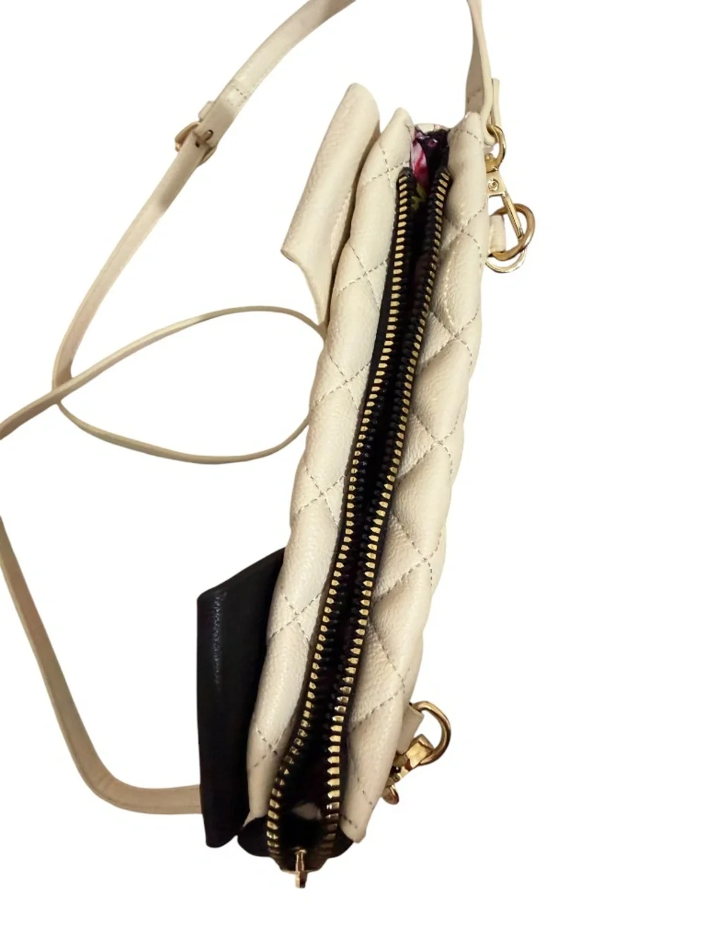 Betsey Johnson Puppy Face Crossbody – Quilted Look – Cute Bag - Picture 6 of 9